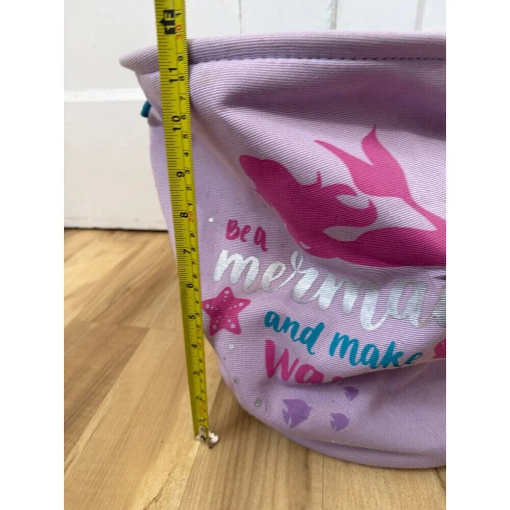 Mermaid Fabric Storage Bin / Toy Organizer